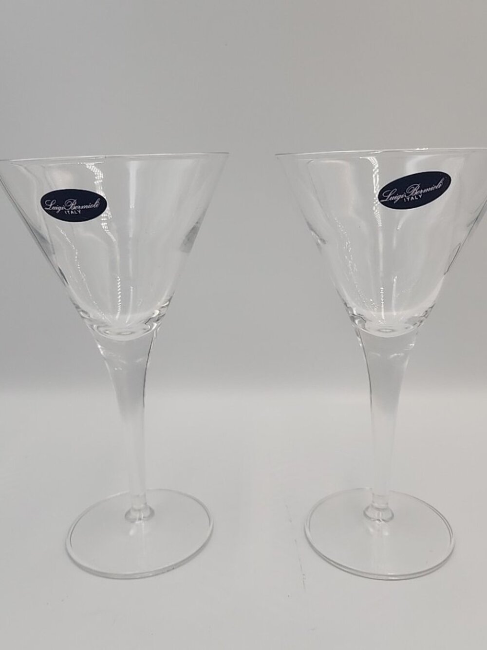 Luigi Bormioli Italy Bach Martini Glasses - Set of 2